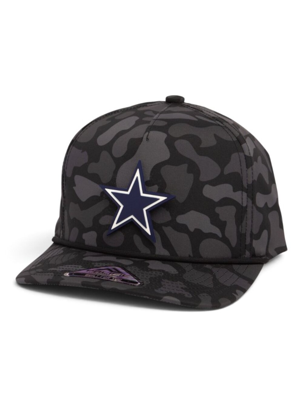Dallas Cowboys 3D Duck Camo Rope Hat- Blackout